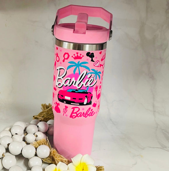 Insulated Waterbottle- 900ml “Baby Pink/ Queen B”