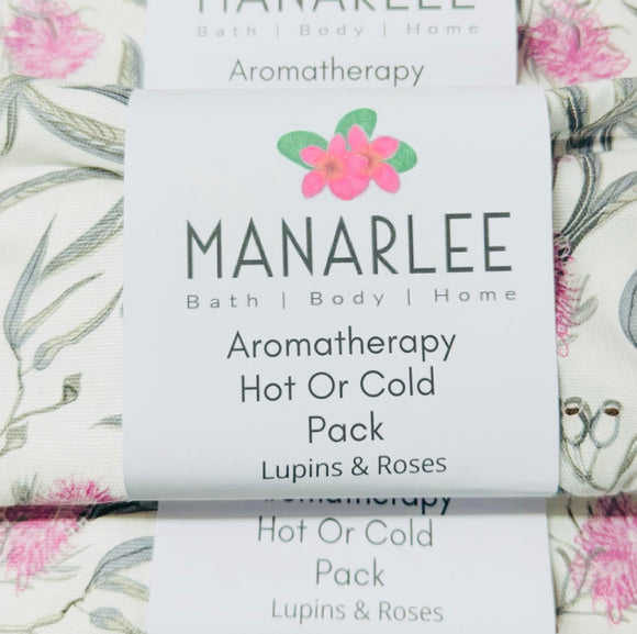 Aromatherapy Heat Pack “Pink Eucalyptus: Lupins & Roses”