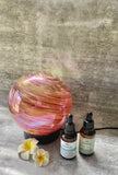 Sphere Glass Mist Diffuser Bundle- “Luna”