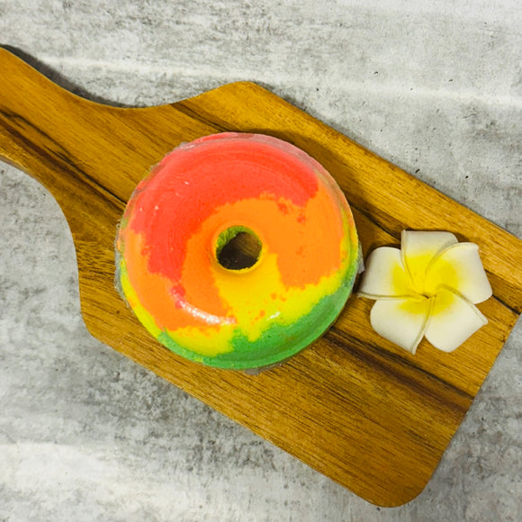 Donut Bath Bomb - Rainbow Sherbet