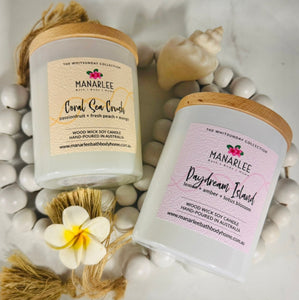 “The Whitsunday Collection” Wood Wick Soy Candles