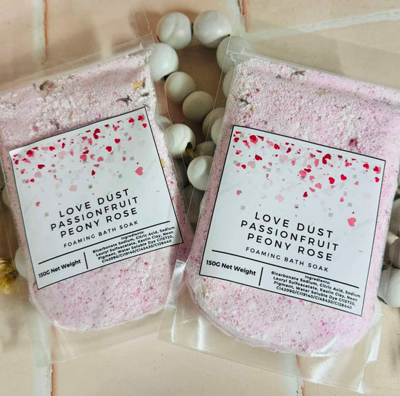 Foaming Bath Soak- “Love Dust”
