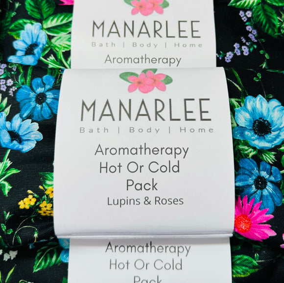 Aromatherapy Heat Pack “Blue Floral Bloom: Lupins & Roses”