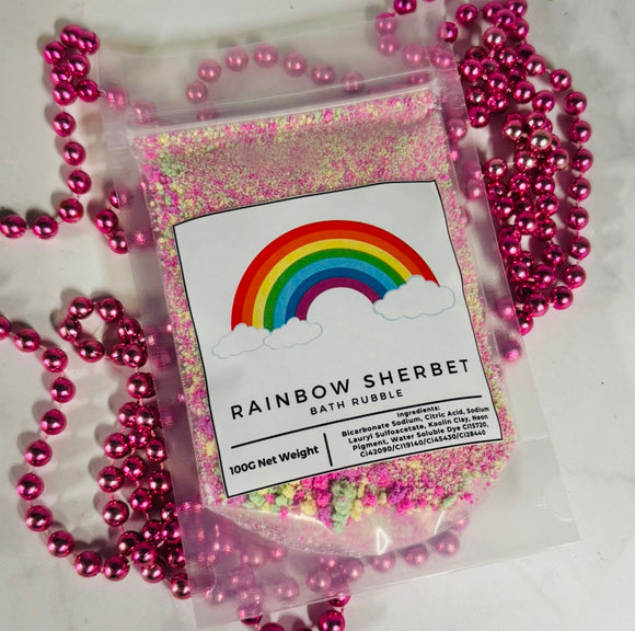 Rainbow Sherbet Bath Rubble
