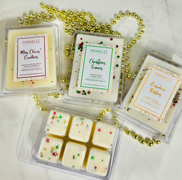 “CHRISTMAS EDITION” Premium Soy Melts 6pk