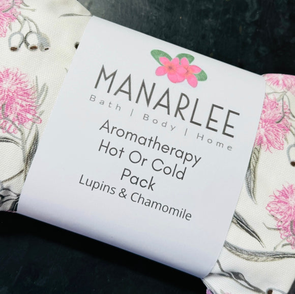 Large Aromatherapy Heat Pack Bundle “Pink Eucalyptus: Lupins & Chamomile