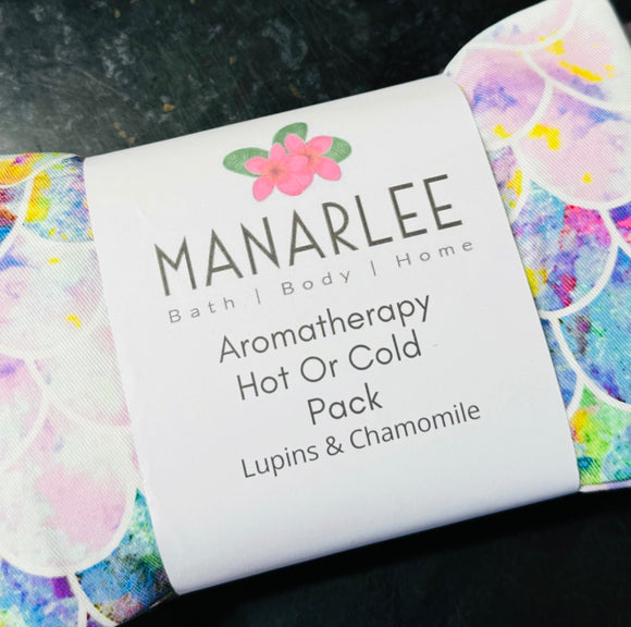 Long Aromatherapy Heat Pack Bundle “Mottled Mermaid: Lupins & Chamomile