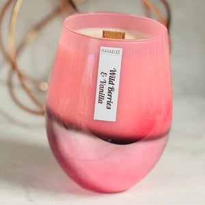 Class Pink Renee Wood Wick Soy Candle 450ml