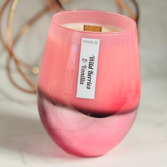 Class Pink Renee Wood Wick Soy Candle 450ml
