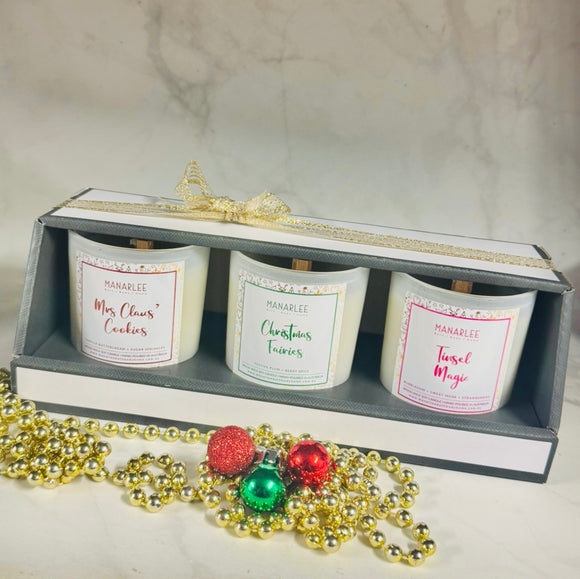 Christmas Candle Trio