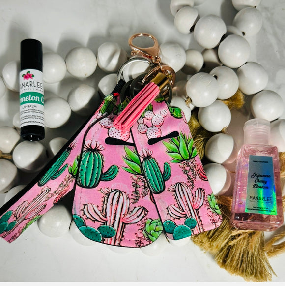 “The Queen” Key Ring Set- Cactus Garden