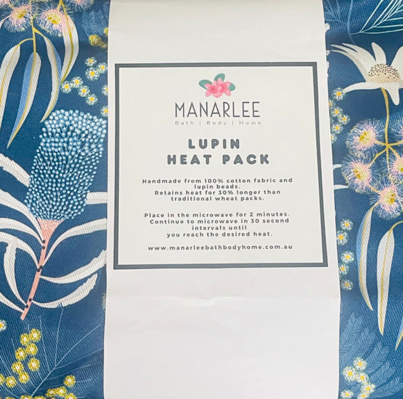 Lupin Heat Pack “Navy Floral”