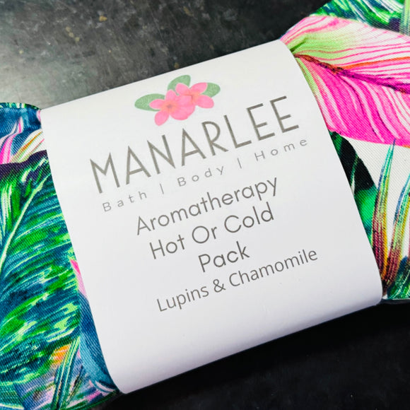 Long Aromatherapy Heat Pack Bundle “Coloured Tropical Paradise: Lupins & Chamomile