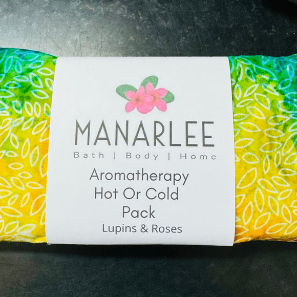 Aromatherapy Heat Pack “Yellow/Blue/Green: Lupins & Roses”