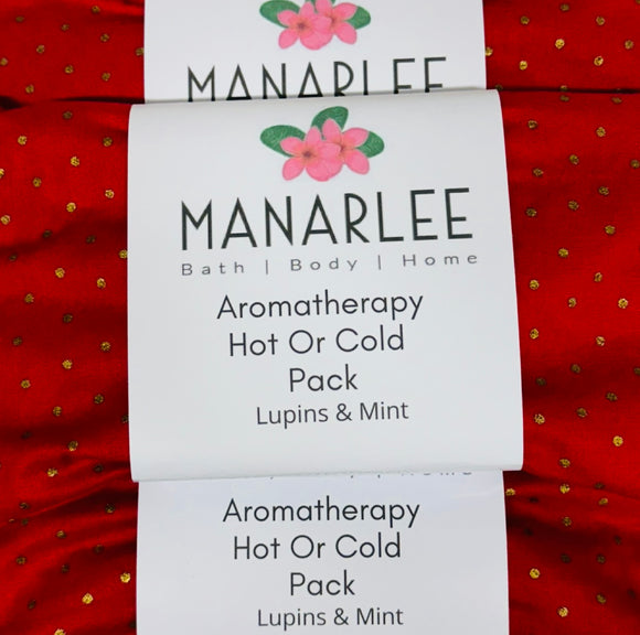 Aromatherapy Heat Pack “Christmas Edition: Lupins & Mint”