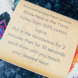 Aromatherapy Heat Pack “Red Wattle: Lupins & Roses”