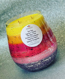 Custom Layered Fishbowl Soy Candle 1.4L ** PLEASE ALLOW UP TO APPROX 10-14 BUSINESS DAYS FOR POUR +  CURE BEFORE DISPATCH **